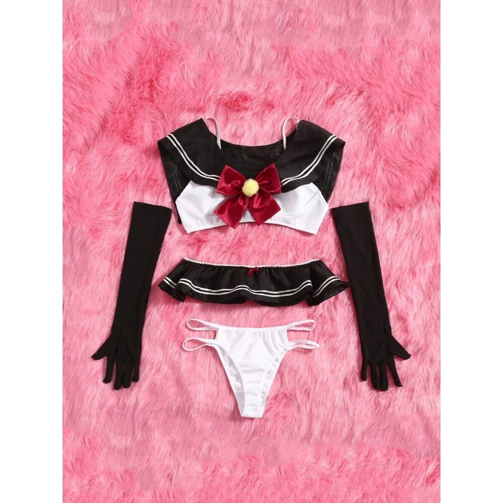 Anime Pretty Guardian Sailor Moon Scout Cosplay Outfit Lingerie XS, S, M, L, XL